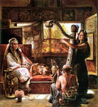 Arab or Arabic people and life. Orientalism oil paintings  530, unknow artist